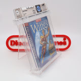 LEGENDARY WINGS with ROUND SOQ! WATA GRADED 9.2 A! NEW & Factory Sealed with Authentic H-Seam! (NES Nintendo)