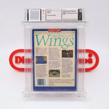 LEGENDARY WINGS with ROUND SOQ! WATA GRADED 9.2 A! NEW & Factory Sealed with Authentic H-Seam! (NES Nintendo)