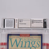 LEGENDARY WINGS with ROUND SOQ! WATA GRADED 9.2 A! NEW & Factory Sealed with Authentic H-Seam! (NES Nintendo)
