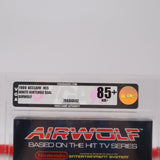 AIRWOLF / AIR WOLF - VGA GRADED 85+ NM+ GOLD! NEW & Factory Sealed with Authentic H-Seam! (NES Nintendo)