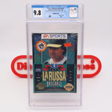 TONY LARUSSA BASEBALL - CGC GRADED 9.8 B+! NEW & Factory Sealed with Authentic Tube Seal! (Sega Genesis)
