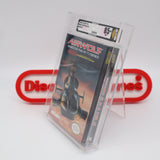 AIRWOLF / AIR WOLF - VGA GRADED 85+ NM+ GOLD! NEW & Factory Sealed with Authentic H-Seam! (NES Nintendo)