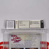 WIN, LOSE OR DRAW - WATA GRADED 9.4 A++! NEW & Factory Sealed with Authentic H-Seam! (NES Nintendo)