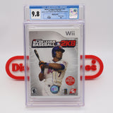 MAJOR LEAGUE BASEBALL 2K8 2008  - CGC GRADED 9.8 A++! NEW & Factory Sealed! (Nintendo Wii)