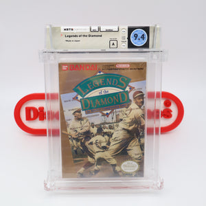 LEGENDS OF THE DIAMAND BASEBALL - WATA GRADED 9.4 A! NEW & Factory Sealed with Authentic H-Seam! (NES Nintendo)