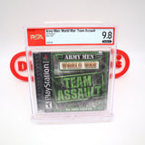 ARMY MEN: WORLD WAR TEAM ASSAULT - PSA/WATA GRADED 9.8 A+! NEW & Factory Sealed! (PS1 PlayStation 1)