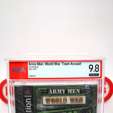 ARMY MEN: WORLD WAR TEAM ASSAULT - PSA/WATA GRADED 9.8 A+! NEW & Factory Sealed! (PS1 PlayStation 1)