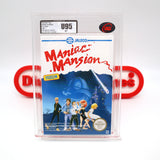 MANIAC MANSION - PAL UKG GRADED 95 MINT UNCIRCULATED! NEW & UNOPENED! (NES Nintendo) Like VGA