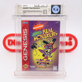 AAAHH!! REAL MONSTERS - WATA GRADED 9.6 A++! NEW & Factory Sealed with Authentic V-Overlap Seam! (Sega Genesis)