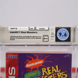AAAHH!! REAL MONSTERS - WATA GRADED 9.6 A++! NEW & Factory Sealed with Authentic V-Overlap Seam! (Sega Genesis)