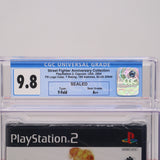 STREET FIGHTER ANNIVERSARY COLLECTION - CGC GRADED 9.8 A++! NEW & Factory Sealed! (PS2 PlayStation 2)