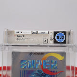 SUPER C / SUPER CONTRA - WATA GRADED 8.0 A! NEW & Factory Sealed with Authentic H-Seam! (NES Nintendo)