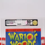 WARIO'S WOODS - VGA GRADED 90+ NM+/MINT UNCIRCUATED GOLD! NEW & Factory Sealed with Authentic H-Seam! (NES Nintendo)