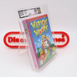 WARIO'S WOODS - VGA GRADED 90+ NM+/MINT UNCIRCUATED GOLD! NEW & Factory Sealed with Authentic H-Seam! (NES Nintendo)