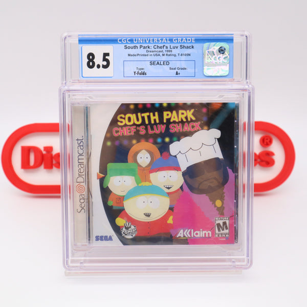 SOUTH PARK: CHEF'S LUV / LOVE SHACK - CGC GRADED 8.5 A+! NEW