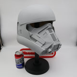 ANOVOS FULL-SIZE 1:1 SCALE STAR WARS ROGUE ONE DEATH TROOPER HELMET (Raw Casting)
