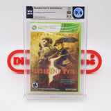 RESIDENT EVIL 5 V: GOLD EDITION - WATA GRADED 9.8 A++! NEW & Factory Sealed! (XBox 360)