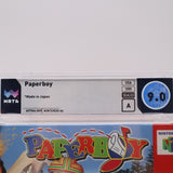 PAPERBOY / PAPER BOY - WATA GRADED 9.0 A! NEW & Factory Sealed! (Nintendo 64 N64)