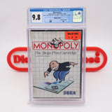 MONOPOLY - CGC GRADED 9.8 B+! NEW & Factory Sealed! (SMS Sega Master System)