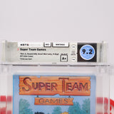 SUPER TEAM GAMES - ROUND SOQ! WATA GRADED 9.2 A+! NEW & Factory Sealed with Authentic H-Seam! (NES Nintendo)