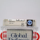 GLOBAL DEFENSE - WATA GRADED 9.8 B+! NEW & Factory Sealed! (SMS Sega Master System)