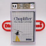 CHOPLIFTER / CHOP LIFTER - CGC PEDIGREE GRADED 9.8 CIB! With a 9.8 BOX and 9.9 CART! (SMS Sega Master System)