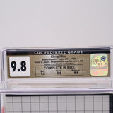 CHOPLIFTER / CHOP LIFTER - CGC PEDIGREE GRADED 9.8 CIB! With a 9.8 BOX and 9.9 CART! (SMS Sega Master System)