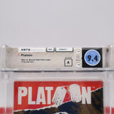 PLATOON - ROUND SOQ! WATA GRADED 9.4 A! NEW & Factory Sealed with Authentic H-Seam! (NES Nintendo)