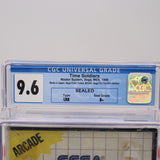TIME SOLDIERS - CGC GRADED 9.6 B+! NEW & Factory Sealed! (SMS Sega Master System)