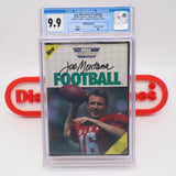 JOE MONTANA FOOTBALL - CGC GRADED 9.9 B+! NEW & Factory Sealed! (SMS Sega Master System)