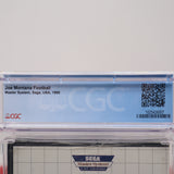 JOE MONTANA FOOTBALL - CGC GRADED 9.9 B+! NEW & Factory Sealed! (SMS Sega Master System)