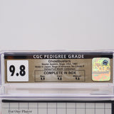 GHOSTBUSTERS / GHOST BUSTERS - CGC PEDIGREE GRADED 9.8 CIB with 9.9 BOX! (SMS Sega Master System)