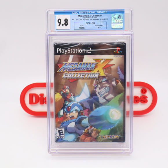 MEGAMAN 10 / MEGA MAN X COLLECTION - CGC GRADED 9.8 A++! NEW & Factory Sealed! (PS2 PlayStation 2)