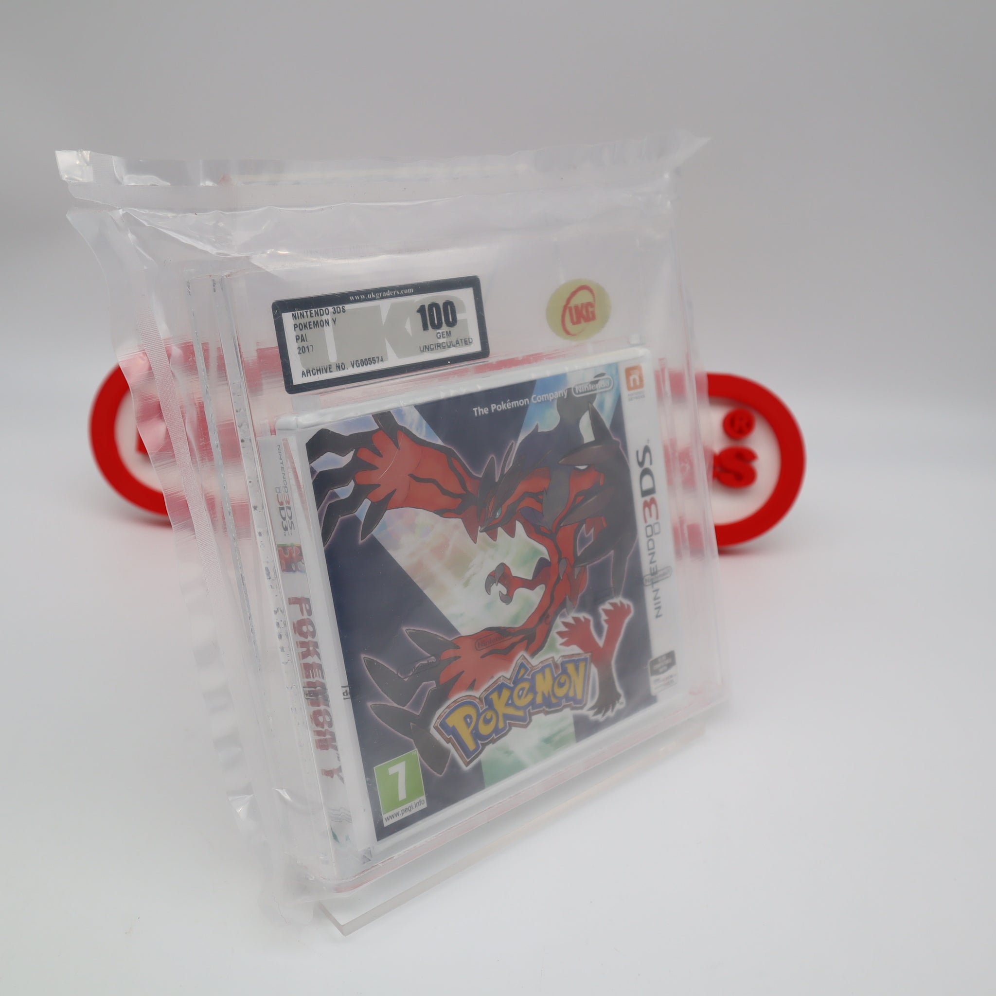 POKEMON Y - PERFECT GRADED UKG 100 UNCIRCULATED! NEW & Factory