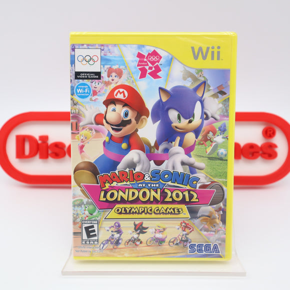 MARIO & SONIC AT THE LONDON 2012 OLYMPIC GAMES - NEW & Factory Sealed with Y-Fold Seam! (Nintendo Wii)