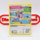 MARIO & SONIC AT THE LONDON 2012 OLYMPIC GAMES - NEW & Factory Sealed with Y-Fold Seam! (Nintendo Wii)