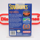 STAR TROPICS 1 I (The Original) - NEW & Factory Sealed with Authentic H-Seam! (NES Nintendo)