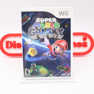 SUPER MARIO GALAXY - NEW & Factory Sealed with Y-Fold Seam! (Nintendo Wii)