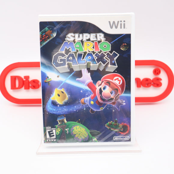 SUPER MARIO GALAXY - NEW & Factory Sealed with Y-Fold Seam! (Nintendo Wii)