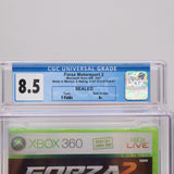 FORZA MOTORSPORT 2 II - CGC GRADED 8.5 A+! NEW & Factory Sealed! (XBox 360)
