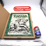 JOE KUBERT'S TARZAN OF THE APES - ARTIST'S EDITION ~2 FOOT TALL HUGE BOOK WITH OUTSIDE BOX!