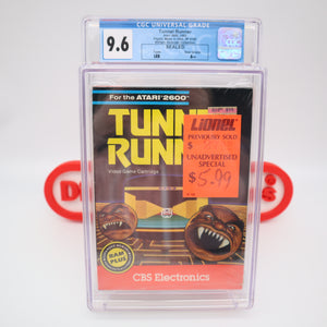 TUNNEL RUNNER - CGC PEDIGREE GRADED 9.6 A++! NEW & Factory Sealed! (Atari 2600)