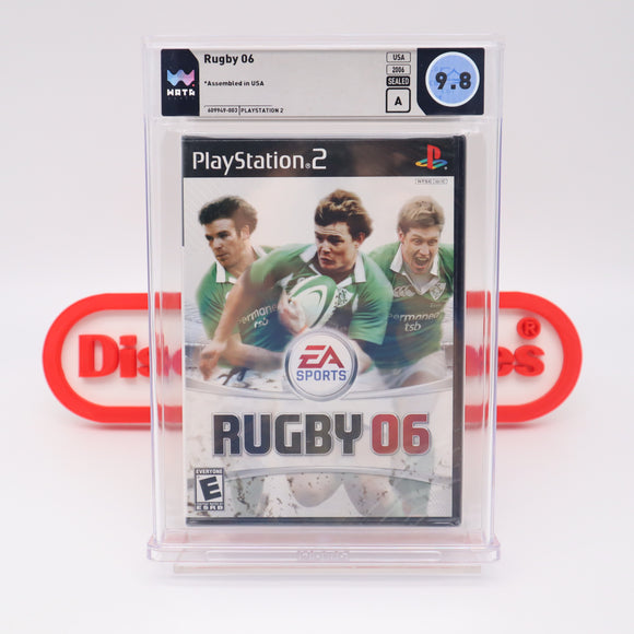 RUGBY 06 2006 - WATA GRADED 9.8 A! NEW & Factory Sealed! (PS2 PlayStation 2)