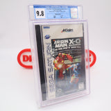 MARVEL'S IRON MAN X-O MANOWAR IN HEAVY METAL - CGC GRADED 9.8 A++! NEW & Factory Sealed! (Sega Saturn)