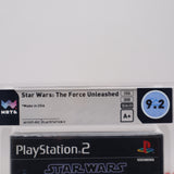 STAR WARS: THE FORCE UNLEASHED - WATA GRADED 9.2 A+! NEW & Factory Sealed! (PS2 PlayStation 2)
