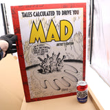 MAD MAGAZINE / COMICS - ARTIST'S EDITION BY HARVEY KURTZMAN ~2 FOOT TALL HUGE BOOK WITH OUTSIDE BOX!