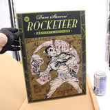 DAVE STEVENS' THE ROCKETEER - ARTIST'S EDITION 17" TALL HUGE BOOK WITH OUTSIDE BOX!