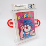 KID KLOWN IN NIGHT MAYOR WORLD - WATA GRADED 9.0 A NEW & Factory Sealed with Authentic H-Seam! (NES Nintendo)
