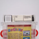KID KLOWN IN NIGHT MAYOR WORLD - WATA GRADED 9.0 A NEW & Factory Sealed with Authentic H-Seam! (NES Nintendo)