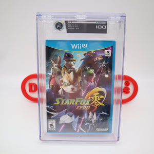 STARFOX / STAR FOX ZERO - P1 GRADED PERFECT 100 UNCIRCULATED! NEW & Factory Sealed! (Nintendo WII U) Like VGA